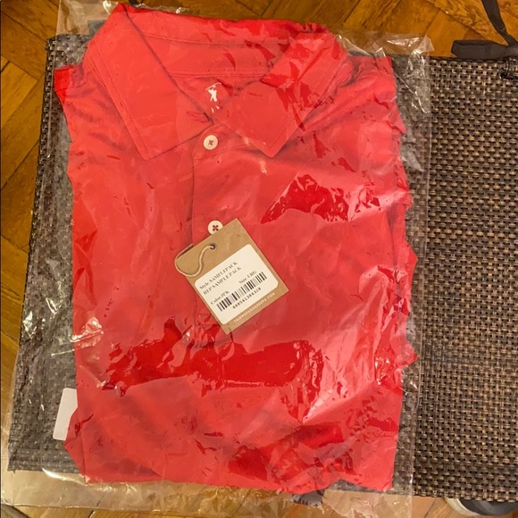 NWT! Fairway & Greene Solid Red Polo - Picture 2 of 4